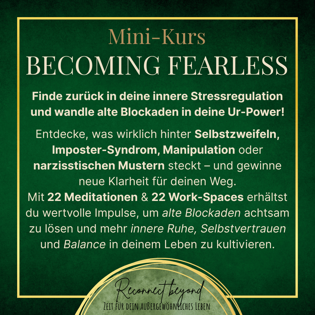 Mini-Kurs Becoming Fearless Ruth Weber Reconnect beyond