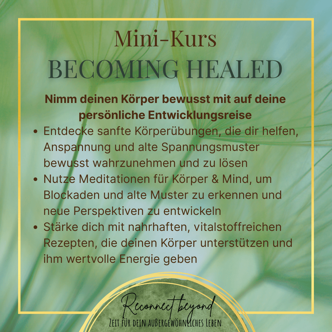 Kurs Becoming Healed Ruth Weber Reconnect beyond